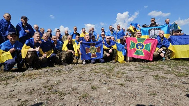 Состоялся очередной обмен пленными: домой вернулись 95 украинских защитников
