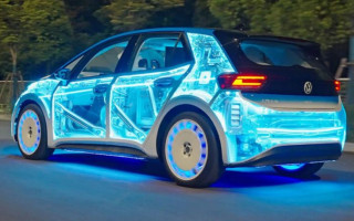 Создано прозрачный Volkswagen ID 3: как он выглядит — фото