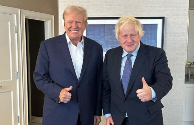 Борис Джонсон встретился с Дональдом Трампом, чтобы обсудить Украину