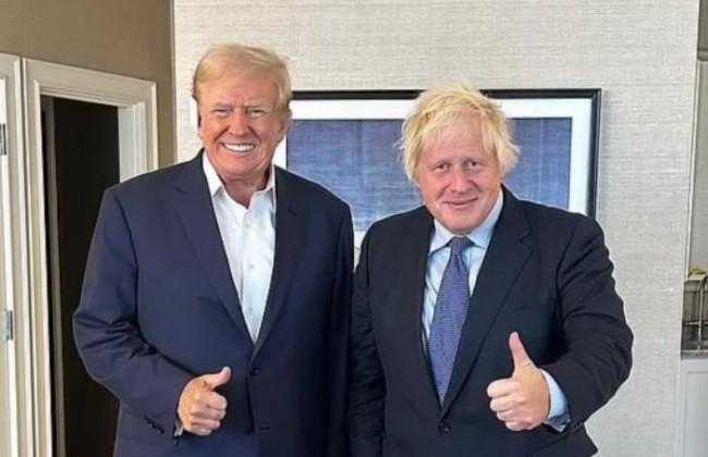 Борис Джонсон заявив, що Дональд Трамп «має силу», щоб завершити війну на умовах України
