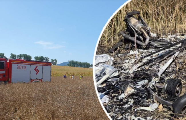 У Польщі через кілька хвилин після зльоту розбився літак: пілот загинув