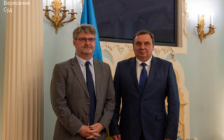 Голова ВС Станіслав Кравченко провів зустріч із Послом Франції в Україні Гаелем Весьєром