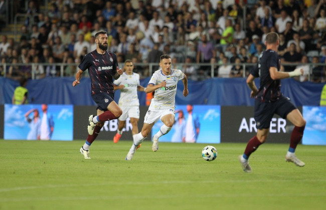 «Динамо» разгромило сербский «Партизан» в квалификационном матче в Лигу Чемпионов