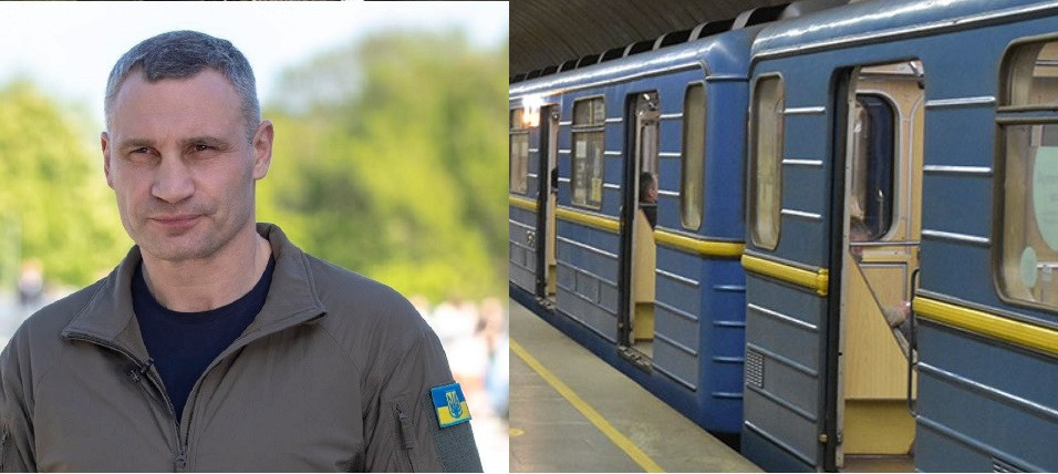 Віталій Кличко заявив, що рух потягів синьою гілкою метро у Києві відновлять через місяць