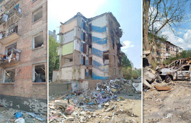 «Мы бомжи»: в Киеве жители разрушенного дома просят срочной помощи от власти