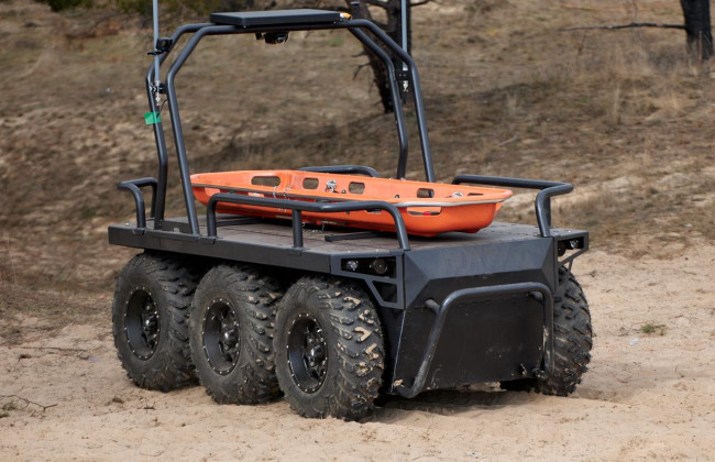 В Украине начато серийное производство нового робота для эвакуации раненых