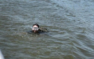 Джеймс Бонд на минималках: на Дунае задержали нарушителя границы на подводном скутере