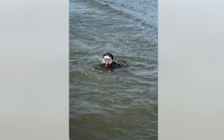 З акваскутером до Румунії: на річці Дунай прикордонники затримали ухилянта, відео