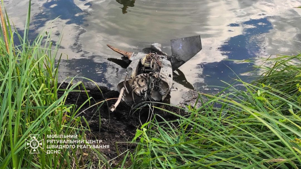 В Киеве в пруду нашли остатки российской ракеты Х-101
