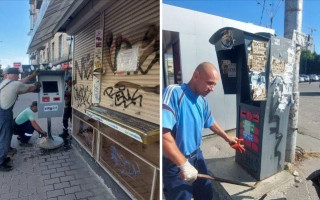 У Києві розпочали демонтаж терміналів самообслуговування, фото та відео