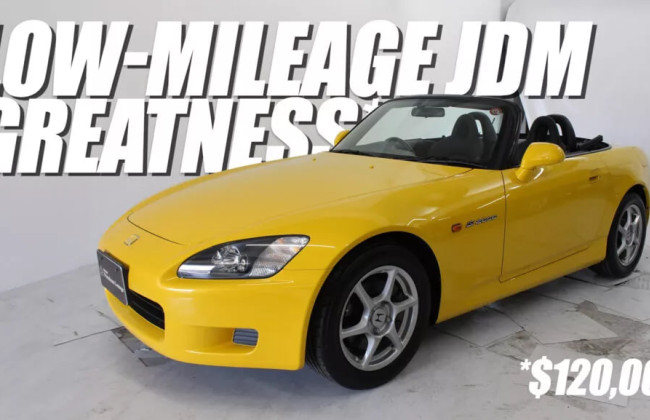 Капсула времени: найден кабриолет Honda S2000 с пробегом всего 1200 км за $125 000