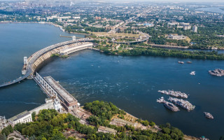 На Днепровской ГЭС временно ограничат движение транспорта