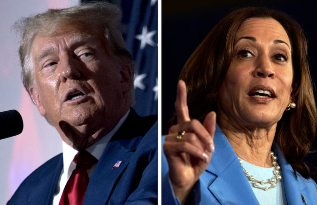 Камала Гаррис опережает Дональда Трампа в пяти из семи ключевых штатов