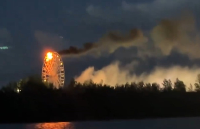 В Германии загорелось колесо обозрения – более 30 пострадавших