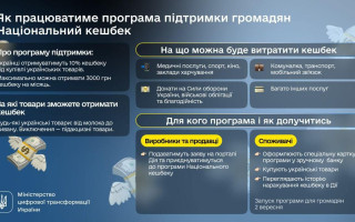 Українці зможуть через Дію оформити виплати національного кешбеку до 3000 грн – на що можна витратити