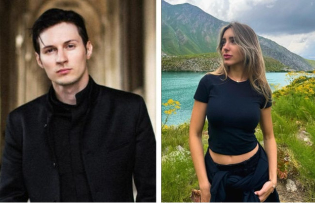 Павло Дуров летів до Парижа разом зі своєю дівчиною — розкрито її особистість