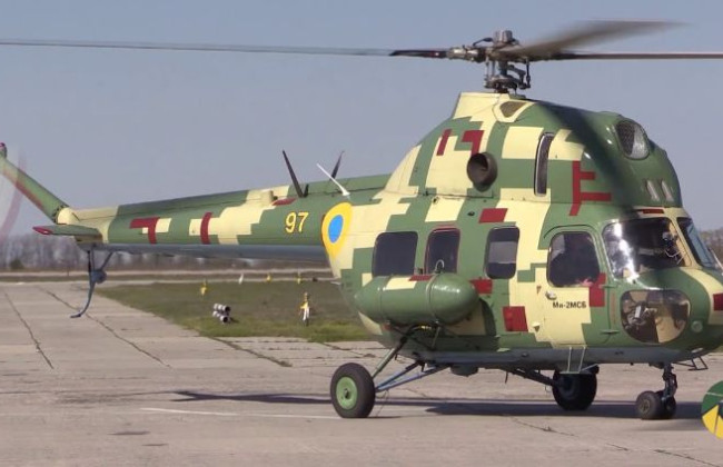 В Харьковском университете Воздушных Сил потерпел крушение вертолет Ми-2, экипаж погиб