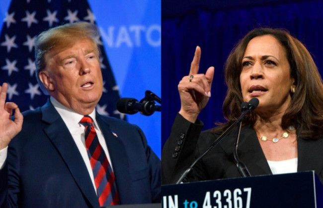 Камала Харрис призвала Дональда Трампа провести дебаты с постоянно включенными микрофонами