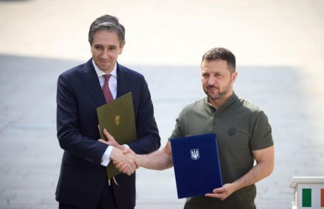 Зеленский и премьер Ирландии подписали Соглашение о поддержке Украины и сотрудничестве между странами