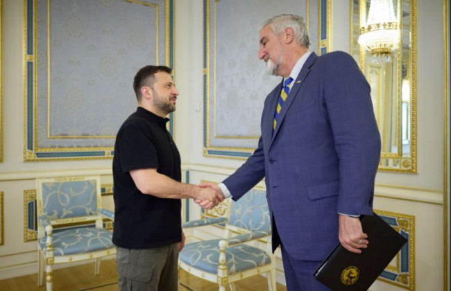 Владимир Зеленский сообщил о подписании меморандума о сотрудничестве между Житомирской областью и штатом Индиана
