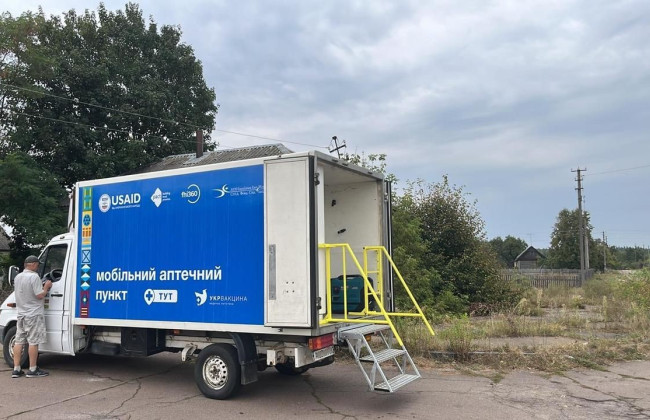На Житомирщині розпочали роботу перші аптеки «на колесах»
