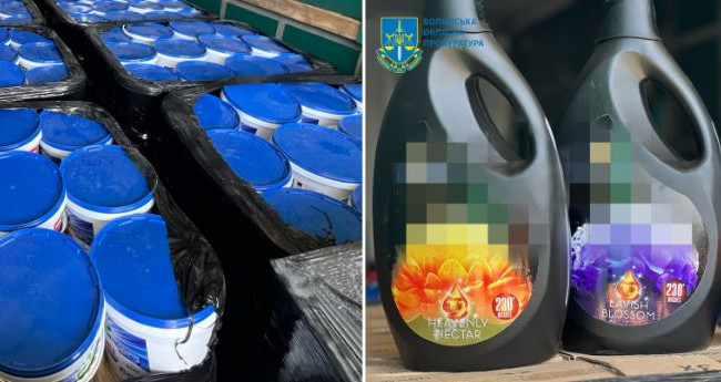 На Волыни будут судить дельца, наладившего подпольное производство бытовой химии