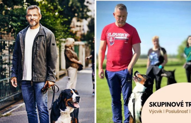 Президент Словакии с собакой вопреки запретам засветился в рекламе вопреки запретам