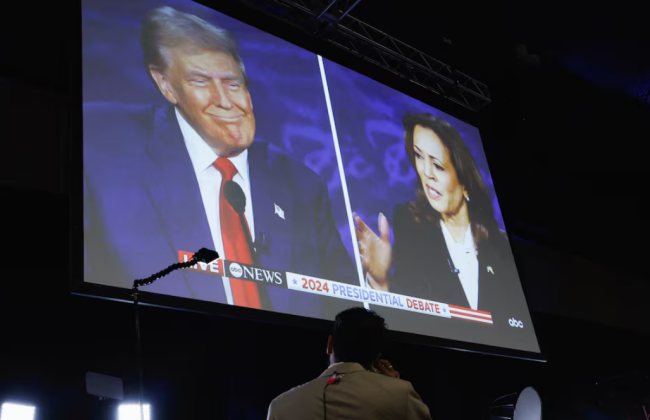 У США пройшли дебати між кандидатами у президенти: головне із заяв Камали Гарріс та Дональда Трампа