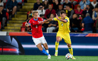 Футболисты сборной Украины проиграли Чехии в Лиге наций УЕФА