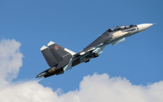 У ГУР показали, як знищили російський винищувач Су-30СМ над Чорним морем — відео