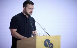 Володимир Зеленський дорікнув партнерам, що поки тільки Білорусь відзначилася в збитті російських «шахедів»