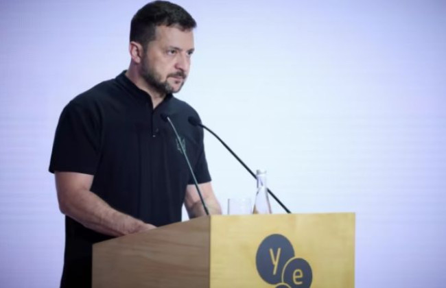 Владимир Зеленский упрекнул партнеров в том, что пока только Беларусь отметилась в сбитии российских «шахедов»