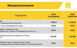 Доллар по 45, среднемесячная зарплата – 24 тыс грн: стали известны основные показатели проекта госбюджета-2025