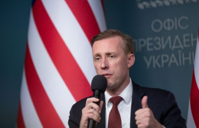 Джек Салліван заявив, що мирний план не має бути нав'язаний Україні ззовні