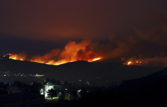 Португалия ввела состояние стихийного бедствия из-за масштабных лесных пожаров