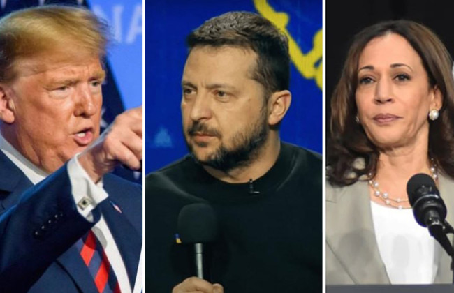 Камала Гаррис и Дональд Трамп встретятся с Владимиром Зеленским на следующей неделе в США