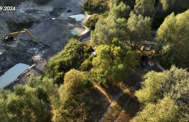 В Киеве взялись за восстановление озера Синее в Подольском районе