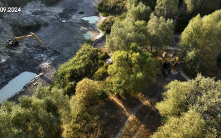 В Киеве взялись за восстановление озера Синее в Подольском районе