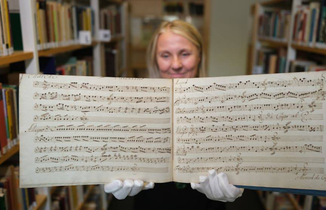 В Германии нашли ранее неизвестное произведение Моцарта, которое хранилось в архивах более 100 лет