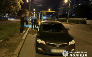 В Одессе маршрутка въехала в автомобиль, который затормозил, чтобы не наехать на ежа