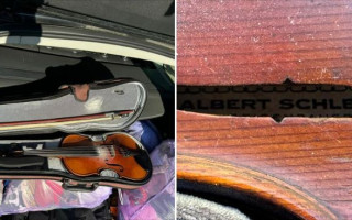 21-річна дівчина намагалась вивезти до Угорщини старовинну скрипку, фото