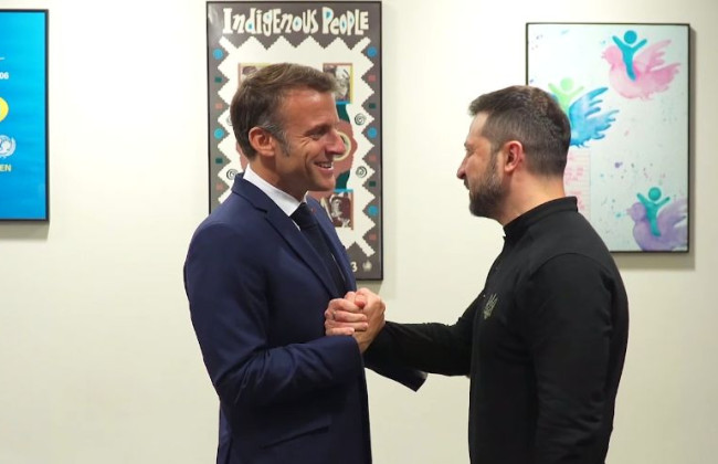 Владимир Зеленский встретился с Эмманюэлем Макроном, обсудили усиление ПВО и обучение военных