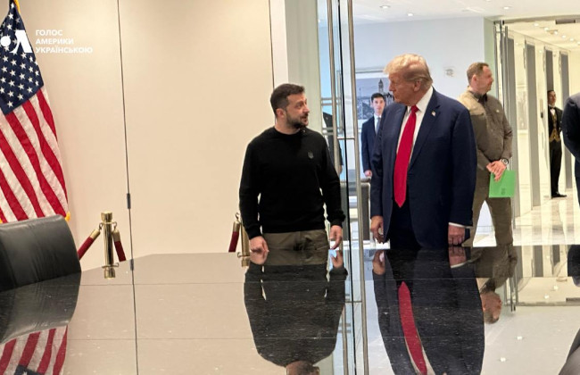 В Нью-Йорке началась встреча Владимира Зеленского и Дональда Трампа, фото