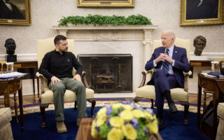 Джо Байден на зустрічі із Володимиром Зеленським: рф не переможе в цій війні, переможе Україна