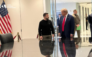 В Нью-Йорке началась встреча Владимира Зеленского и Дональда Трампа, фото