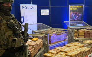 У Німеччині поліція вилучила дві тонни кокаїну, вартість якого становить 100 мільйонів євро