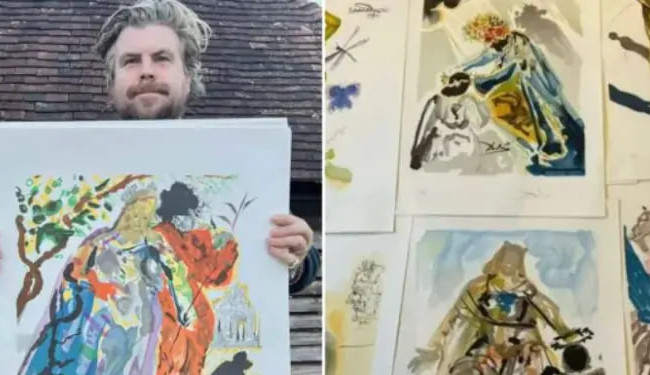 Чоловік випадково знайшов у гаражі колекцію малюнків Сальвадора Далі