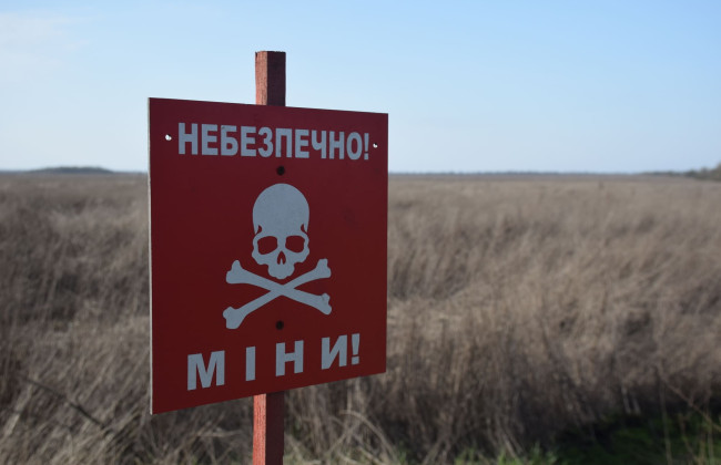 На Харьковщине мужчина во время сжигания сухой травы подорвался на мине