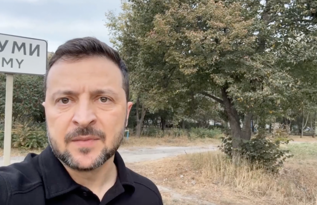 Владимир Зеленский посетил Сумскую область и встретился с воинами, которые защищают границу