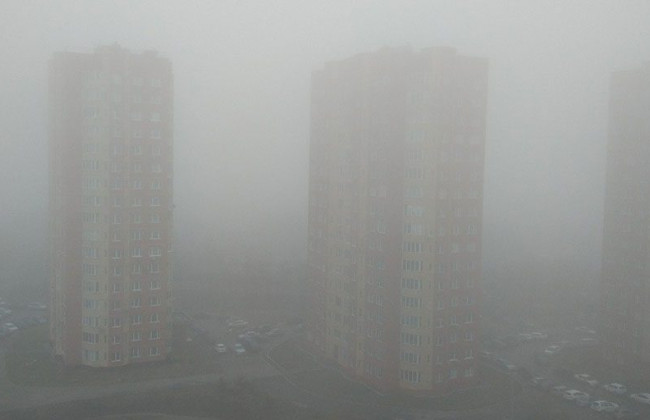 Киев накрыл густой туман – патрульные дали советы водителям